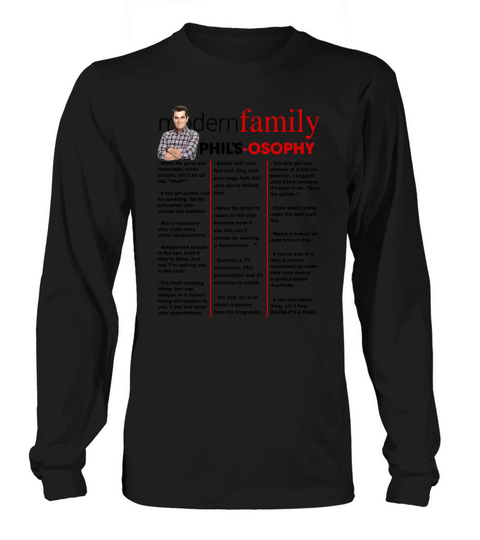 Modern family phils-osophy Long sleeved Unisex