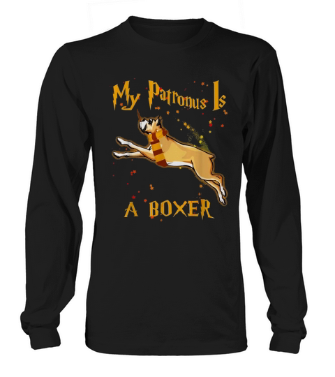 My Patronus Is Boxer Dog Christmas Long sleeved Unisex