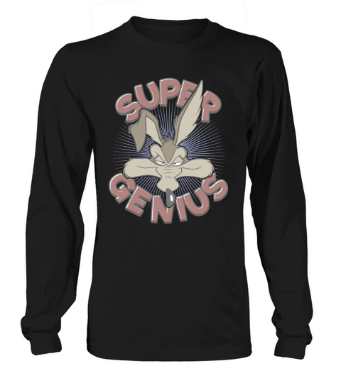 Wile E Coyote Acme Super Genius Long sleeved Unisex