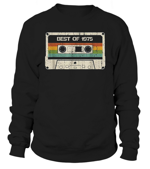 Retro Vintage March 1975 Birthday Sweatshirt Unisex