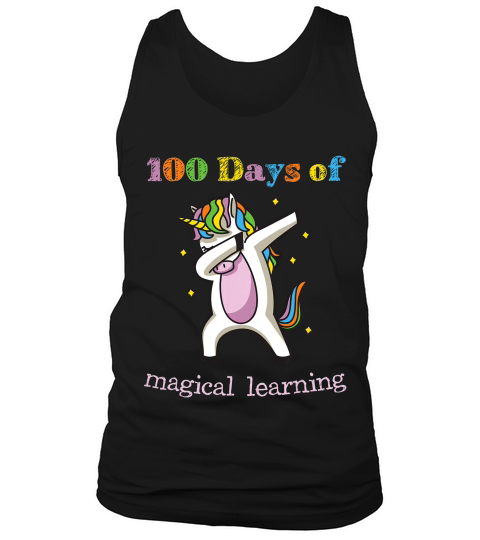 100th Day Of School Unicorn - Kids And Teachers T-shirt Tank Top Unisex