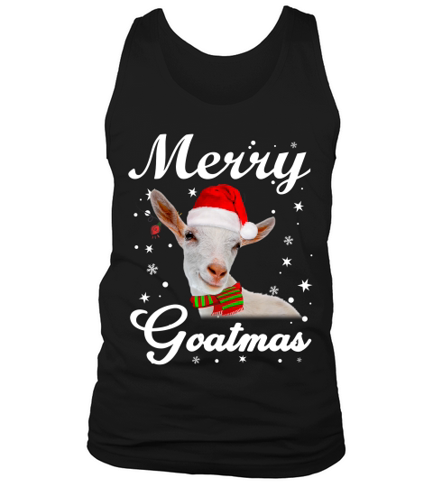 Merry Goatmas T Shirt Christmas Pajama For Goat Lovers Tank Top Unisex