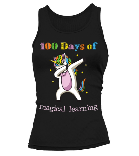 100th Day Of School Unicorn - Kids And Teachers T-shirt Tank top Woman