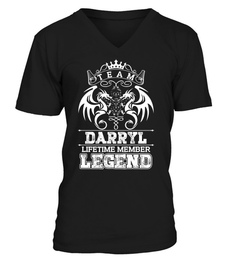 Team Darryl Lifetime Member Legend V-Neck T-shirt