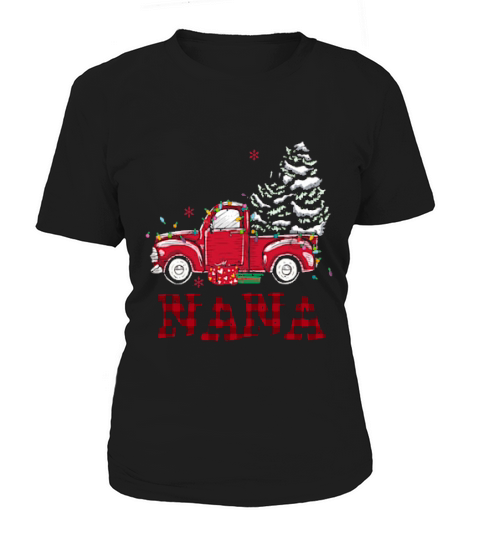 Blessed Nana Christmas Truck Christmas Gift Ideas Women's T-Shirt