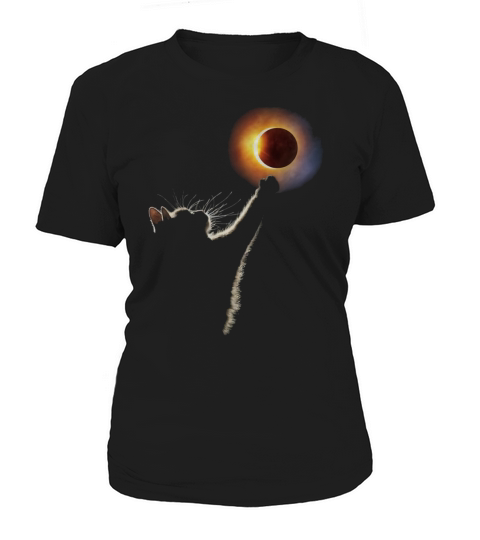 Cat reaching eclipse Women's T-Shirt