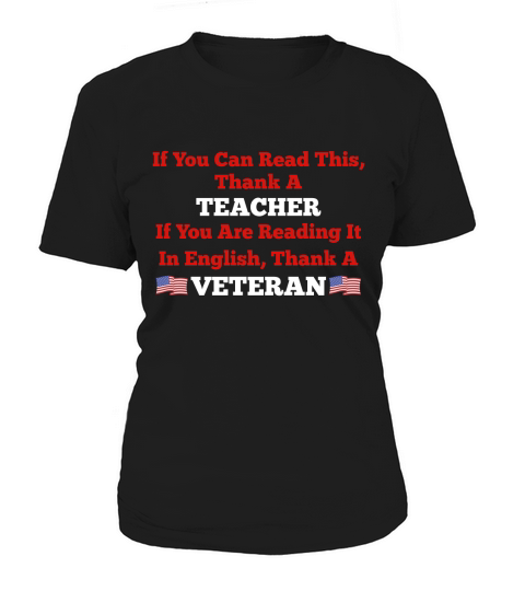 If You Are Reading It In English Thank A Veteran Women's T-Shirt