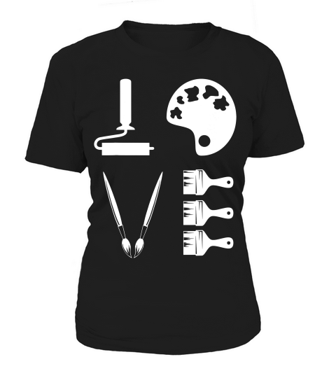 Love Art Tools Artist T-shirt Women's T-Shirt