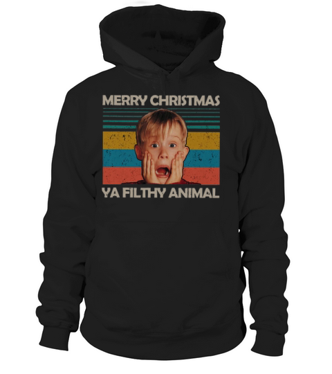 Kevin Mccallister Merry Christmas You Filthy Animal Vintage Shirt Hoodie Unisex