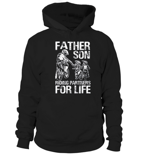 Motocross Supercross Brap Dirt Bike Father Son Matching Dad Hoodie Unisex