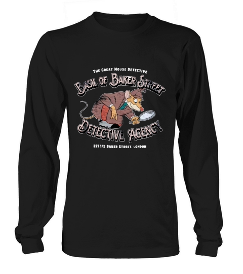 The Great Mouse Detective Basil Of Baker Street Detective Sagency Long sleeved Unisex