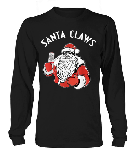 Top Santa-claws Christmas Shirt Long sleeved Unisex