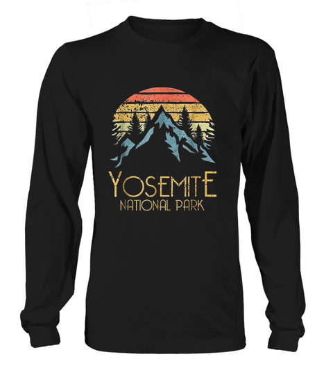 Vintage Yosemite National Park Long sleeved Unisex