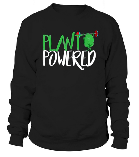 Vegan Workout Gift Design For Plant Powered Athletes Gym Sweatshirt Unisex