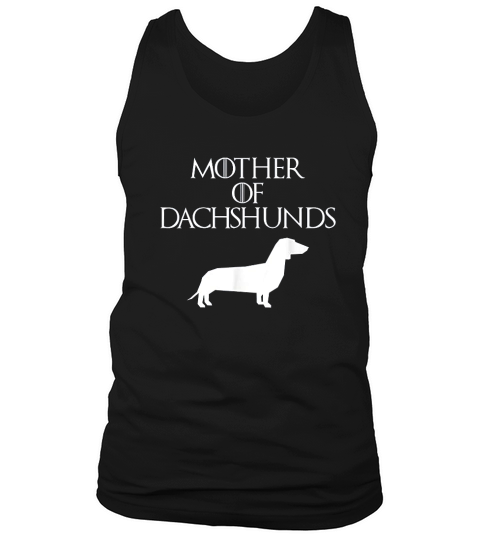 Cute Unique White Mother Of Dachshunds Tank Top Unisex
