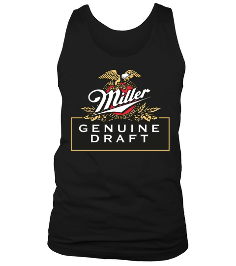 Miller Beer Genuine Draft Tank Top Unisex