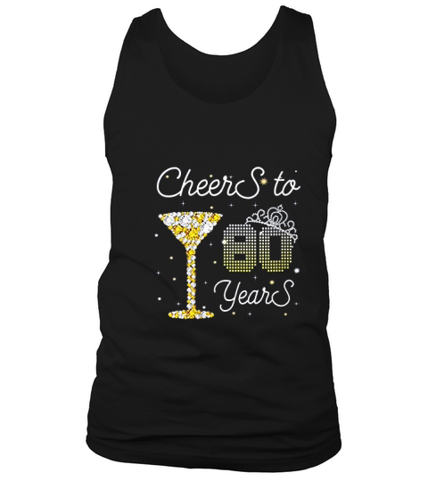 Queen Cheers To 80 Years Old Happy 80th Birthday Woman Mom Tank Top Unisex