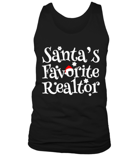 Santa’s Favorite Realtor Christmas Shirt Tank Top Unisex