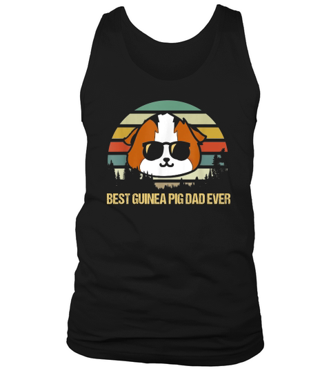 Vintage Best Guinea Pig Dad Ever Father Grandpa Tank Top Unisex