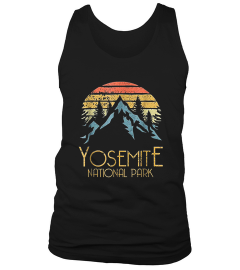 Vintage Yosemite National Park Tank Top Unisex