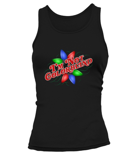 Colorblind Christmas Tank top Woman