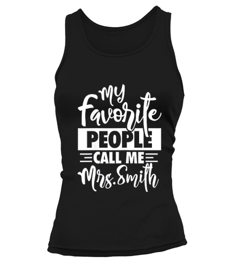 Mrs Smith Name Tank top Woman