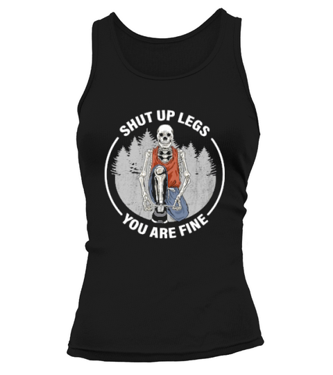 Runner Shut Up Legs You Are Fine Running Skeleton Tank top Woman