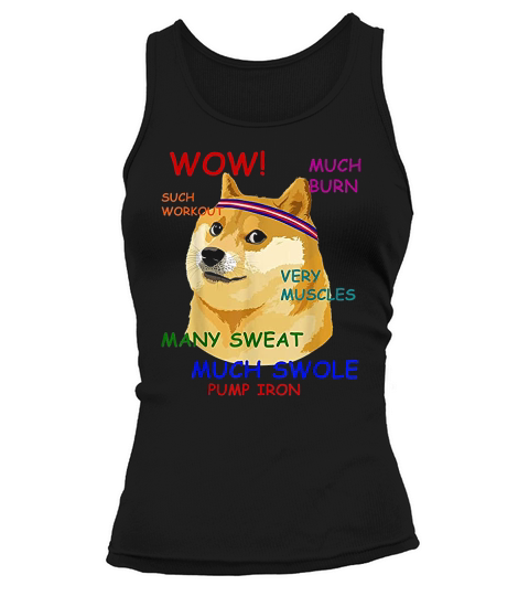 Very Fitness Dog Wow Tank top Woman