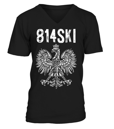 814ski Erie Pennsylvania Polish Pride Dyngus Da T-shirt V-Neck T-shirt