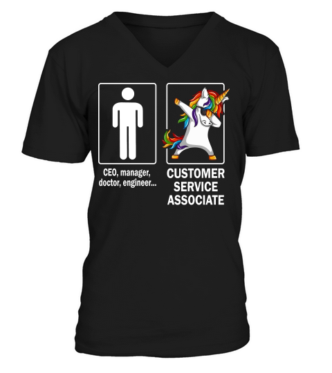 Customer Service Associate V-Neck T-shirt