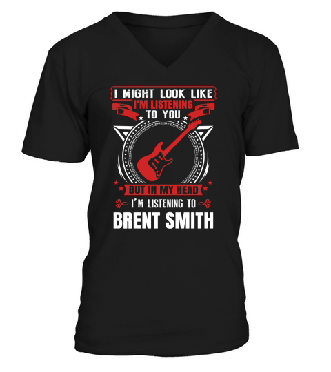 I Am Listening To Brent Smith In My Head V-Neck T-shirt