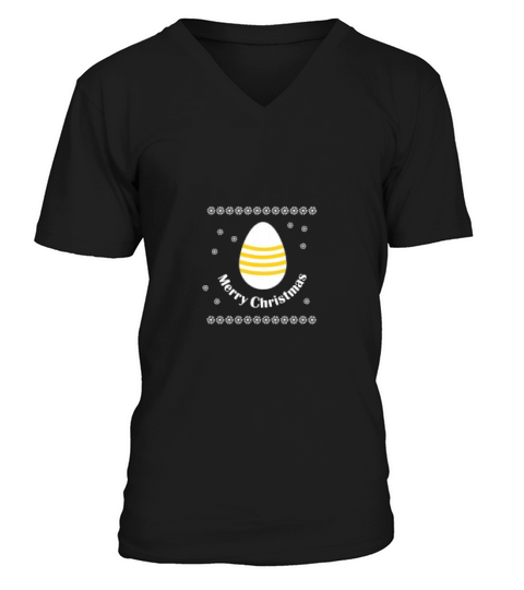 Merry Christmas Egg V-Neck T-shirt