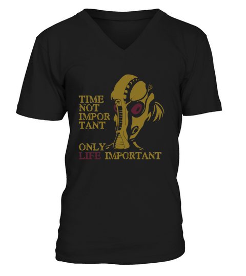 Time Not Important The Fifth Element Only Life Important V-Neck T-shirt