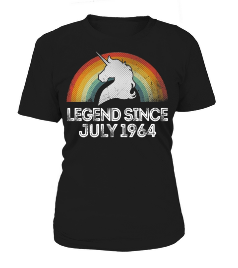 Unicorn Legend Since June 1964 55th Birthday Gift Vintage Women's T-Shirt