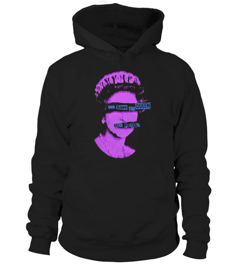 God Save The Queen Sex Pistols Vintage Purple Hoodie Unisex