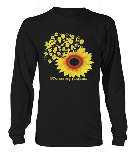 Horror Character Sunflower You Are My Sunshine Long sleeved Unisex