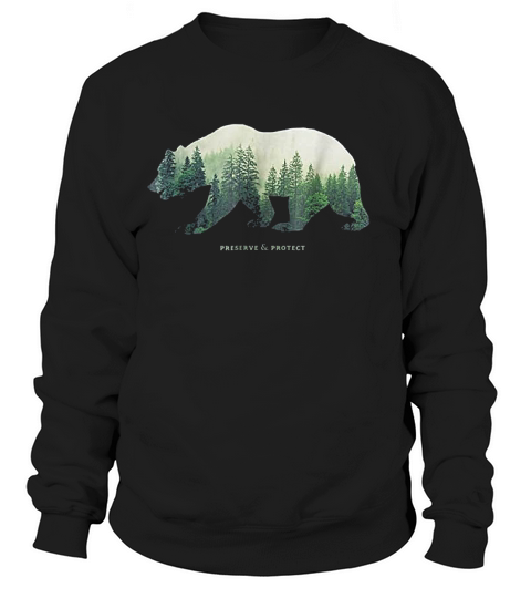 Preserve & Protect Vintage National Park Bear Sweatshirt Unisex