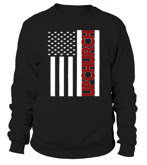 Upchurch USA Flag Sweatshirt Unisex