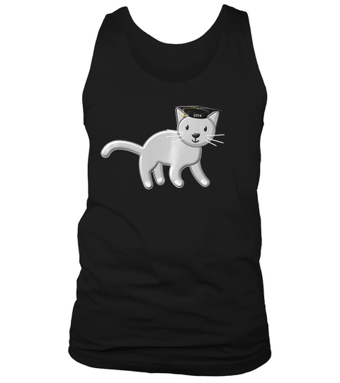 2019 Graduation Kitty Cat Lovers Shirt High School Grad Gift Tank Top Unisex