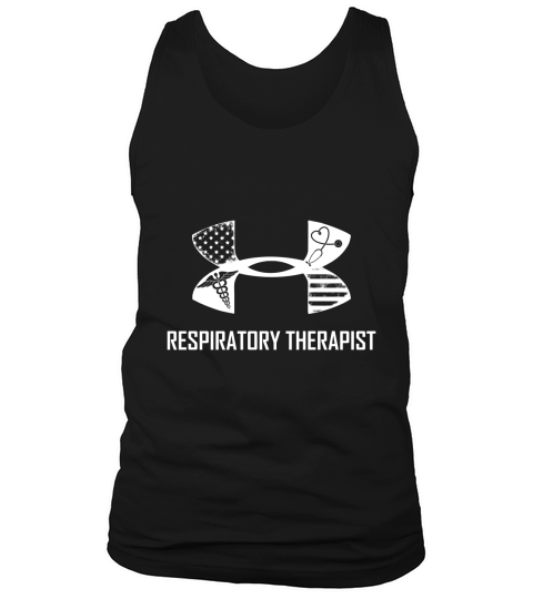 American Flag Under Armor Respiratory Therapist Tank Top Unisex