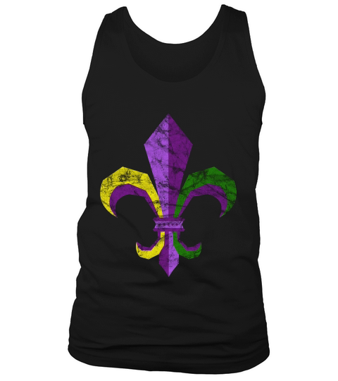 Mardi Gras Mardi Gras Apparel Fleur De Lis Top Outfit T-shirt Tank Top Unisex