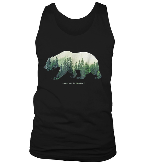 Preserve & Protect Vintage National Park Bear Tank Top Unisex