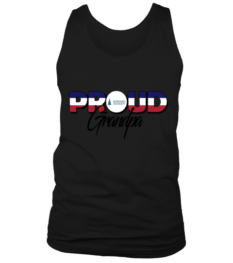 Proud Grandpa Howard University Best Family Gifts Tank Top Unisex