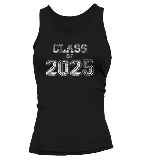 Class of 2025 Senior 2025 Graduation Vintage School Spirit Tank top Woman