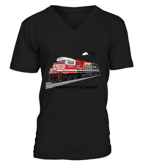 Daylight Sales Norfolk Southern First Responders V-Neck T-shirt