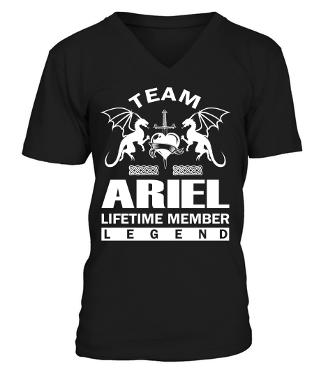 Funny Team Ariel Lifetime Member Legend V-Neck T-shirt