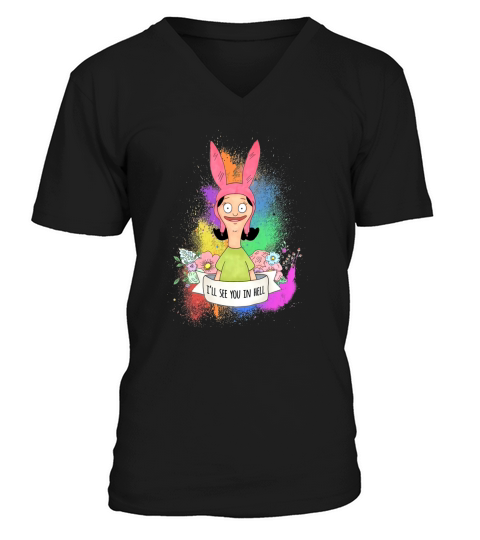 Louise Belcher - T Shirt Dress V-Neck T-shirt