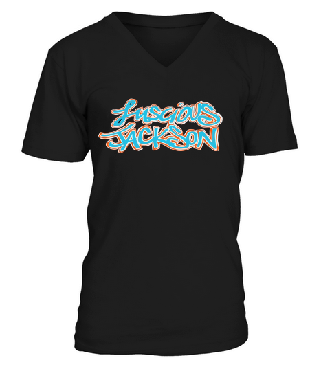 Luscious Jackson Official Original Graffiti Logo T-shirt V-Neck T-shirt