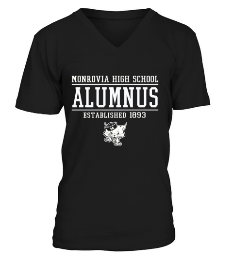 Monrovia High School Alumnus V-Neck T-shirt