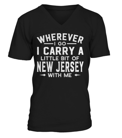 New Jersey Lover V-Neck T-shirt